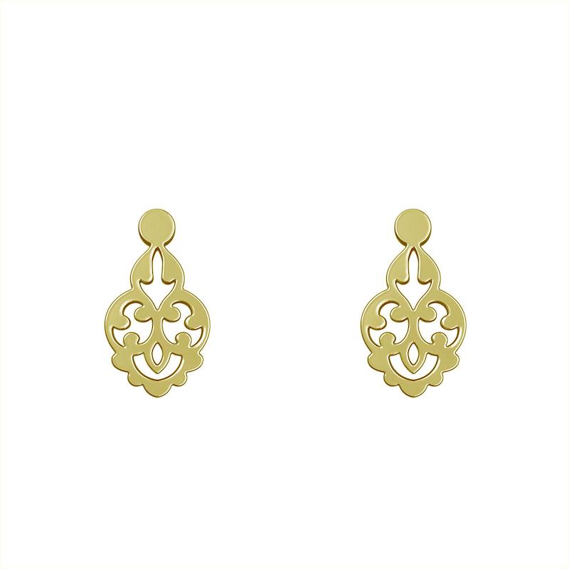 گوشواره طلا مدل اسلیمی کد GA15251