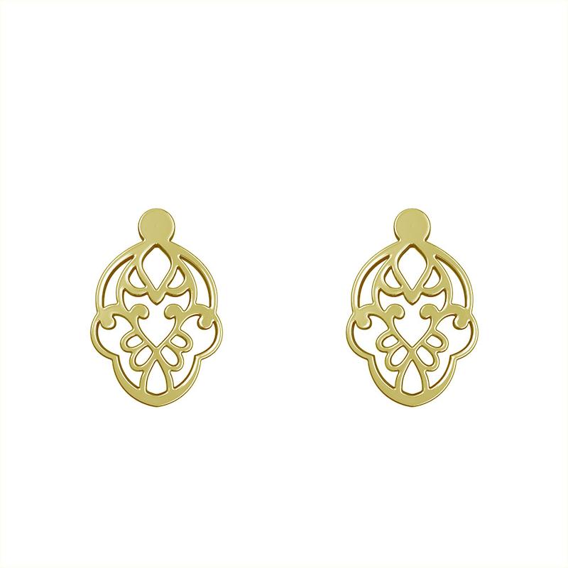 گوشواره طلا مدل اسلیمی کد GA15263