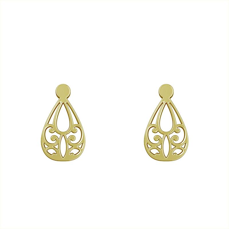 گوشواره طلا مدل اسلیمی کد GA15275