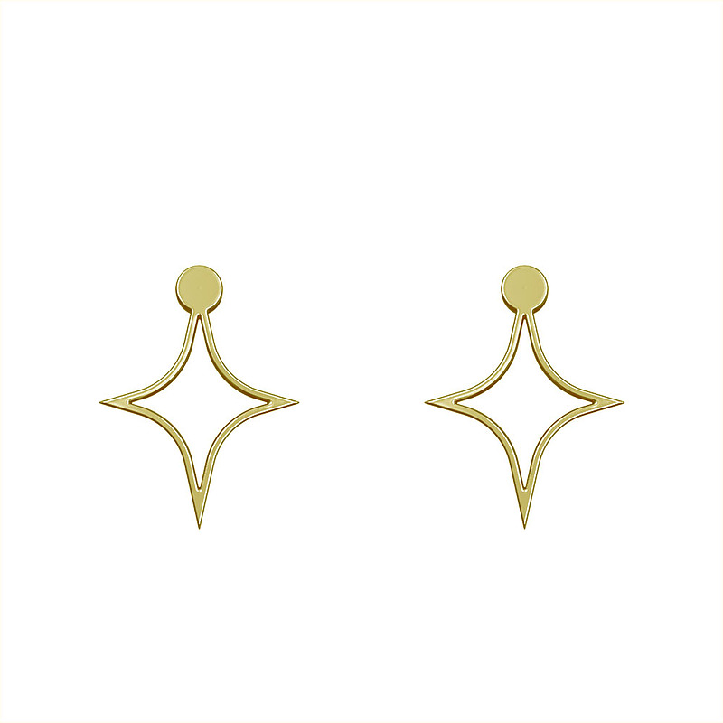 گوشواره طلا مدل ستاره کد GA15554