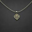 گردنبند طلا مدل قلب کد AA1188