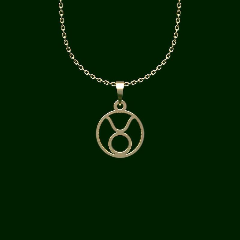 گردنبند طلا 18 عیار زنانه مدوپد مدل دایره کد PP1113