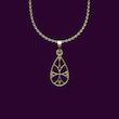 گردنبند طلا اشک 18 عیار  کد OO1067