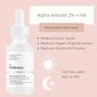 سرم آلفا آربوتین 2% + هیالورونیک اسید اوردینری The Ordinary Alpha Arbutin 2% + HA