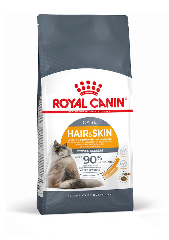 غذای خشک گربه مخصوص پوست و مو رویال کنین (Royal Canin Cat Hair and Skin) وزن 2 کیلوگرم