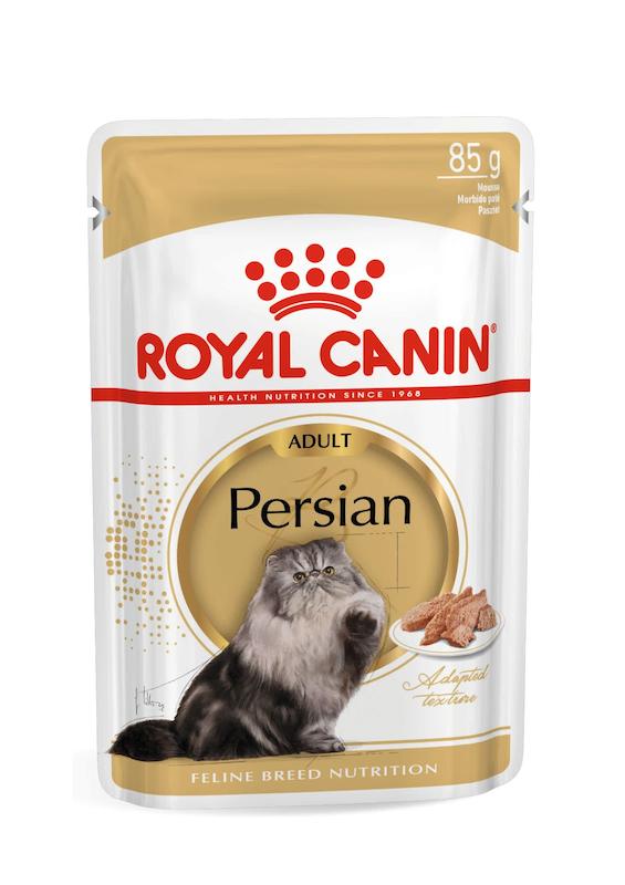 غذای پوچ گربه ادالت پرشین رویال کنین (Royal Canin Cat Persian Adult Loaf Wet Pouch) وزن 85 گرم