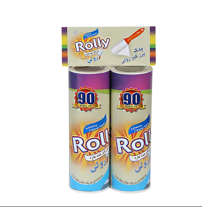 یدک پرزگیر سایز بزرگ بسته دوعددی 90 برگی رولی (rolly)