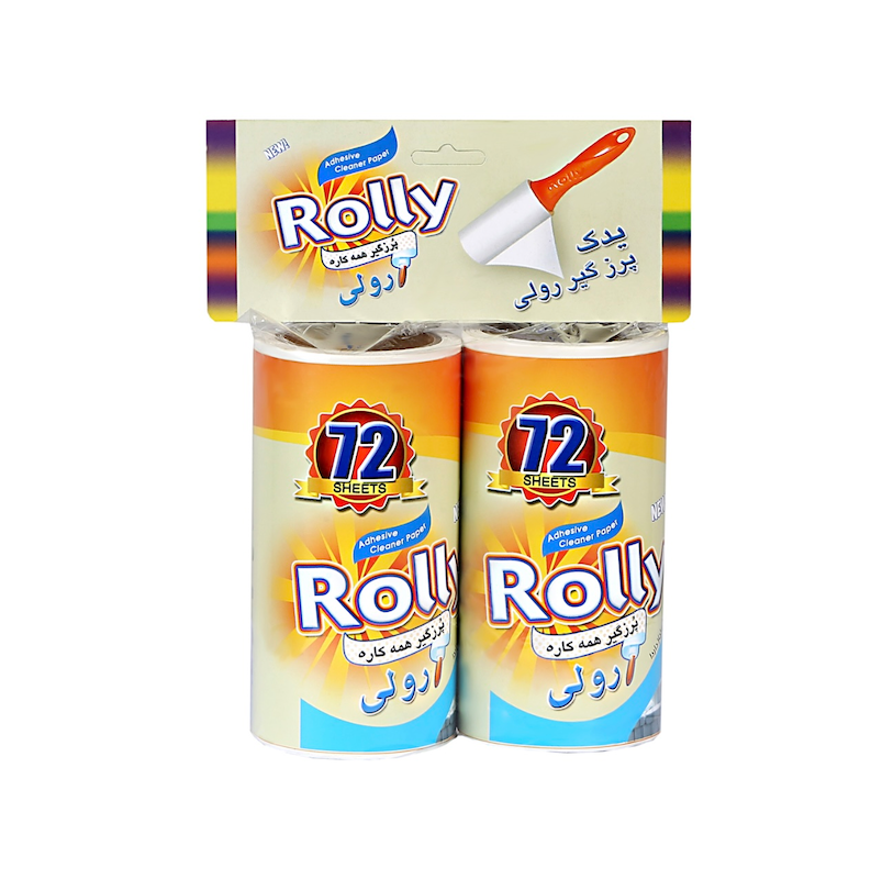 یدک پرزگیر سایز کوچک بسته دو عددی 70 برگی رولی (rolly)