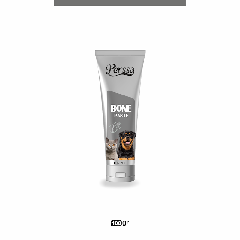 خمیر تقویت استخوان و دندان، مخصوص سگ و گربه، 100 گرمی، پرسا