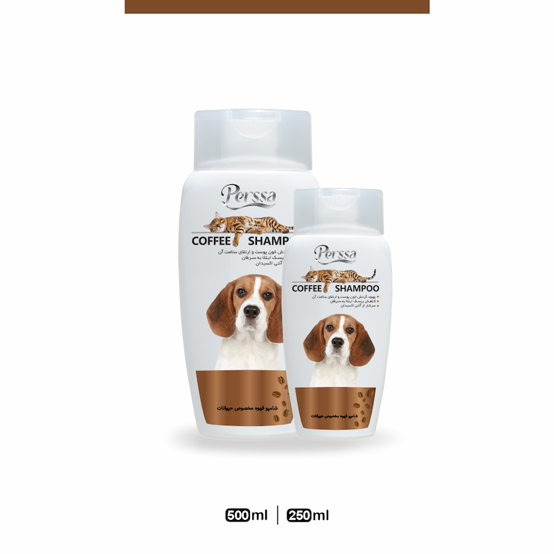 شامپو قهوه، مخصوص حیوانات، 250 میلی لیتر، برند پرسا