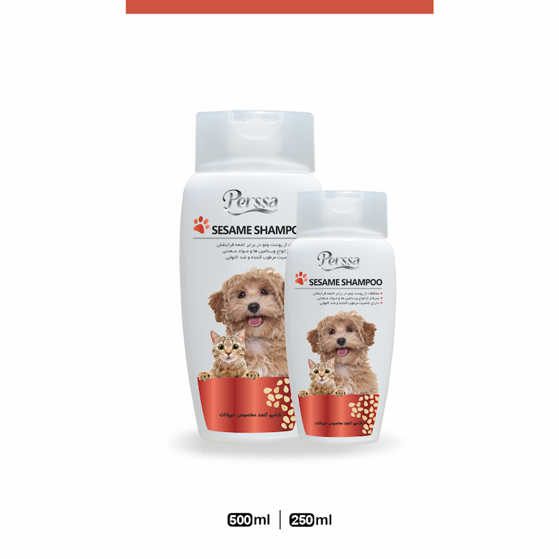 شامپو کنجد، مخصوص حیوانات خانگی، ۲۵۰ میلی لیتر، پرسا