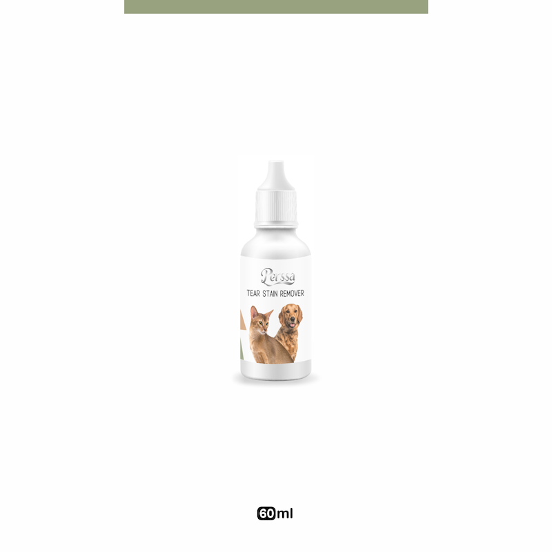 قطره پاک کننده رد اشک سگ و گربه پرسا perssa Tearstain Remover حجم ۶۰ میلی لیتر