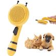 برس موی سگ و گربه طرح زنبور با دکمه تخلیه مو