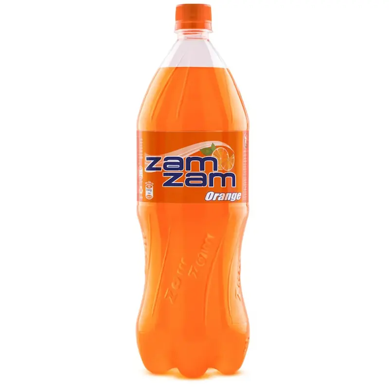 نوشابه گازدار پرتقالی 1.5 لیتری زمزم