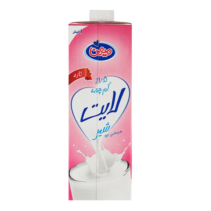 شیر 1 لیتری کم‌چرب میهن