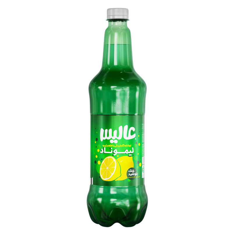 نوشابه گازدار لیموناد 1 لیتری عالیس