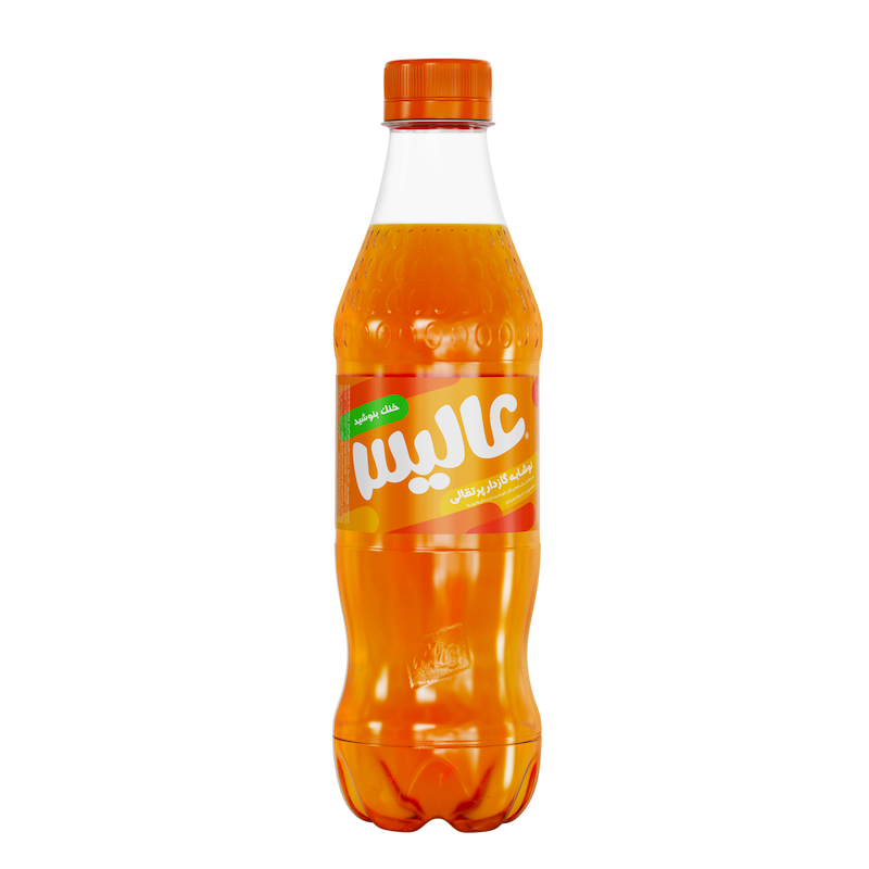 نوشابه گازدار پرتقالی 250cc عالیس
