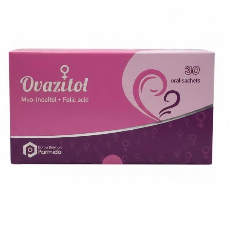 ساشه‌های اوازیتول (Ovazitol) پارمیدا | درمان کمکی سندرم تخمدان پلی‌کیستیک  (۳۰ عددی)