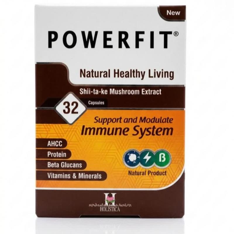 کپسول پاورفیت (POWERFIT) آریان سلامت | سپر دفاعی طبیعی بدن در برابر آنفولانزا، سرماخوردگی و HPV (۳۲ عددی)