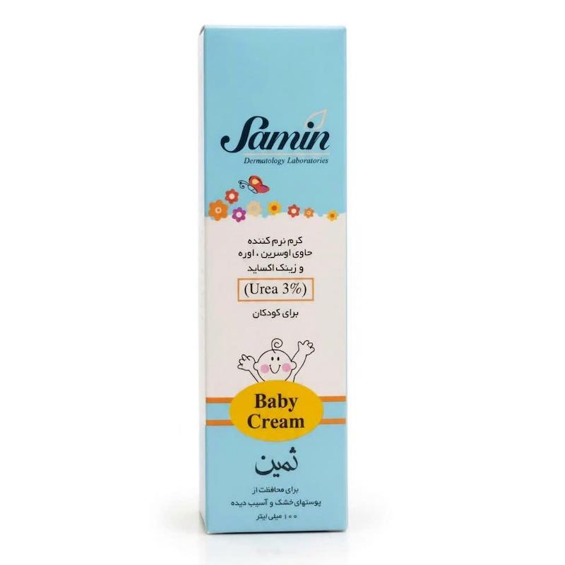 کرم نرم‌کننده کودک ثمین (Samin Baby Cream) | ترمیم‌کننده تخصصی پوست‌های خشک، آسیب‌دیده و حساس کودکان (۱۰۰ میلی‌لیتر)