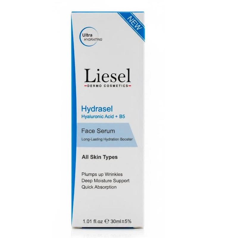 سرم آبرسان هیالورونیک اسید و B5 لایسل (Liesel Hydrasel Face Serum) | انفجار رطوبت برای پوستی شفاف و حجیم (۳۰ میلی‌لیتر)