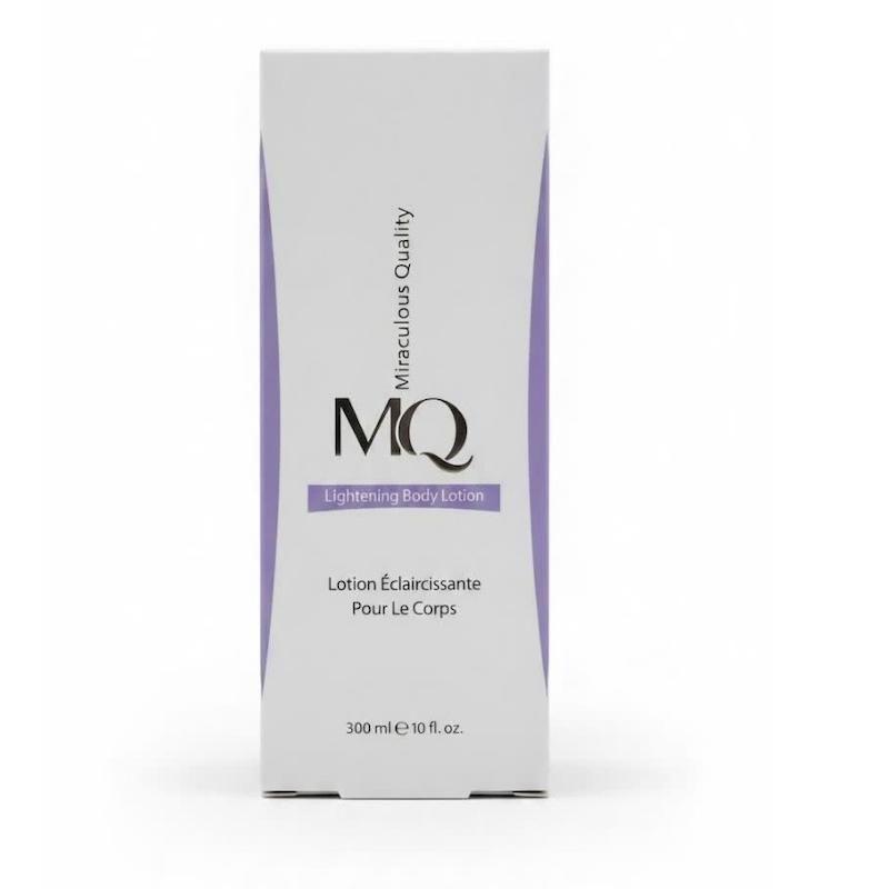 لوسیون بدن روشن‌کننده MQ (Miraculous Quality) | فرمولاسیون فرانسوی برای پوستی یکدست، شفاف و درخشان (۳۰۰ میلی‌لیتر)