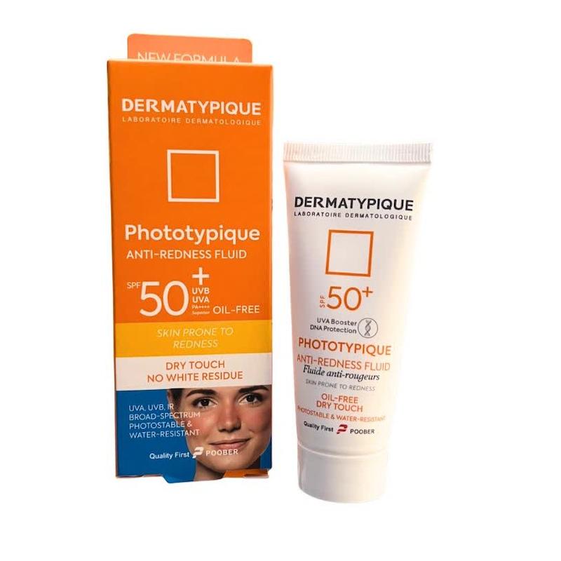ضدآفتاب ضدقرمزی فوتوتایپیک درماتیپیک (Dermatypique Phototypique Anti-Redness Fluid SPF 50+) | محافظت هوشمند فرانسوی برای پوست‌های حساس و مستعد قرمزی (۴۰ میلی‌لیتر)