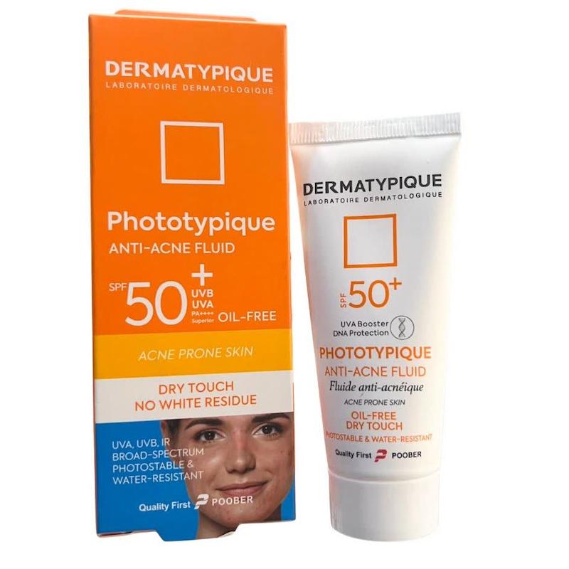 ضدآفتاب ضدآکنه فوتوتایپیک درماتیپیک (Dermatypique Phototypique Anti-Acne Fluid SPF 50+) | سپر دفاعی هوشمند برای پوست‌های چرب و مستعد جوش (۴۰ میلی‌لیتر)