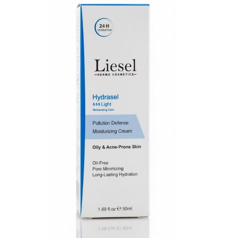 کرم آبرسان لایت هایدراسل لایسل (Liesel Hydrasel Light Moisturizing Cream) | آبرسانی ۲۴ ساعته بدون چربی برای پوست‌های چرب و مستعد آکنه (۵۰ میلی‌لیتر)