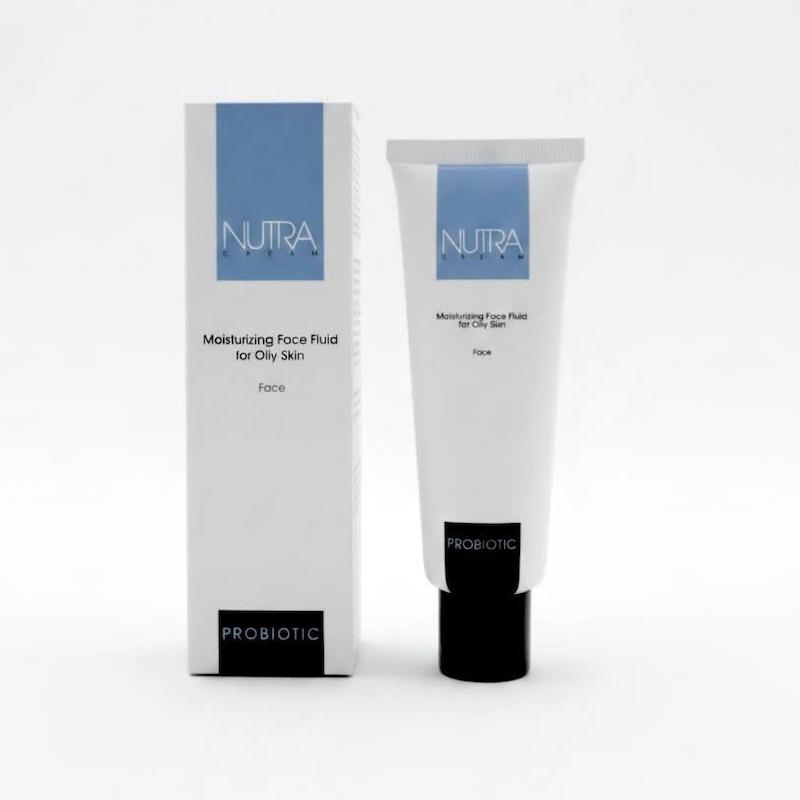 فلوئید آبرسان نوترا کریم مخصوص پوست چرب (Nutra Cream Moisturizing Face Fluid) | آبرسانی هوشمند و ترمیم سد دفاعی با تکنولوژی پروبیوتیک (۵۰ میلی‌لیتر)