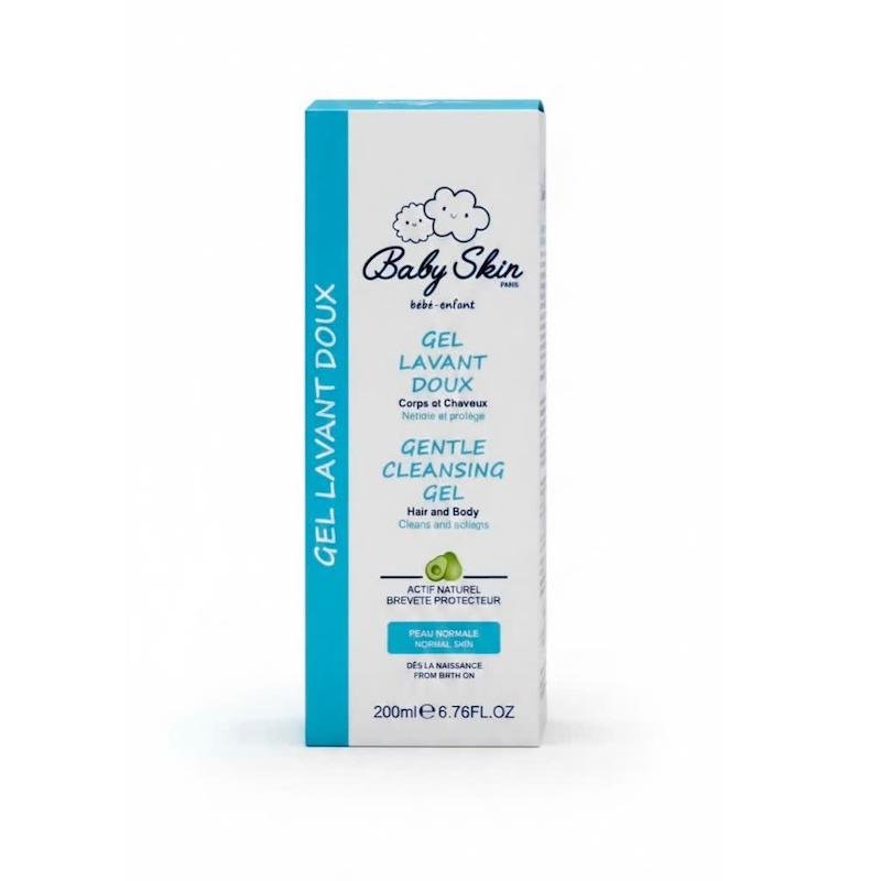 ژل شستشوی ملایم بیبی اسکین پاریس (Baby Skin Paris Gentle Cleansing Gel) | شستشوی همزمان مو و بدن نوزادان با عصاره آووکادو (۲۰۰ میلی‌لیتر)