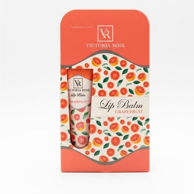بالم لب گریپ‌فروت ویکتوریا رز (VICTORIA ROSE Lip Balm Grapefruit) | طراوت مرکبات و نرمی ماندگار برای لب‌ها (۱۵ میلی‌لیتر)