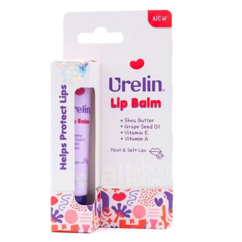 بالم لب اورلین (Urelin Lip Balm) | ترمیم، آبرسانی و محافظت از لب‌ها با روغن هسته انگور (۱۵ میلی‌لیتر)