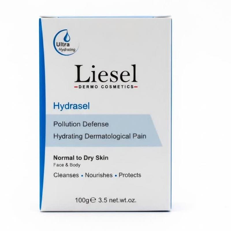 پن آبرسان هیدراسل لایسل (Liesel Hydrasel Hydrating Dermatological Pain) | پاکسازی، آبرسانی و تسکین پوست‌های خشک و حساس (۱۰۰ گرم)