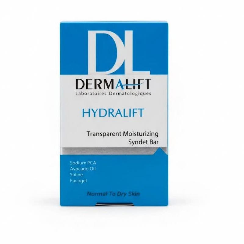 شوینده غیرصابونی شفاف هیدرالیفت درمالیفت (DERMALIFT HYDRALIFT Syndet Bar) | رفع خشکی و آبرسانی عمیق برای پوست‌های نرمال تا خشک (۱۰۰ گرم)