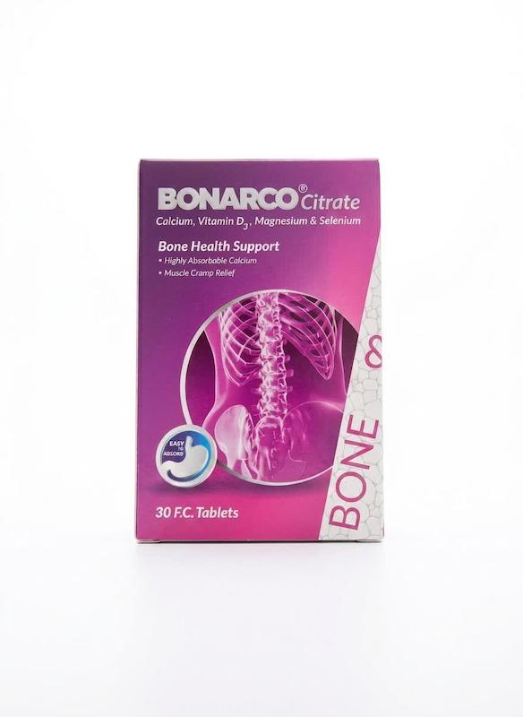 قرص بونارکو (BONARCO) ابیدی | مکمل پیشرفته 3D BONE STRENGTH با کلسیم، ویتامین D3 و K2 برای استحکام استخوان و سلامت قلب (۳۰ عددی)