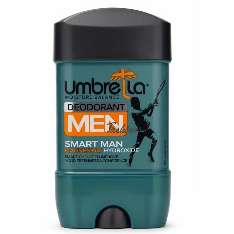 استیک ضد تعریق مردانه آمبرلا مدل اسمارت من (Smart Man) | ماندگاری بالا و محافظت بدون آلومینیوم (۷۵ میلی‌لیتر)