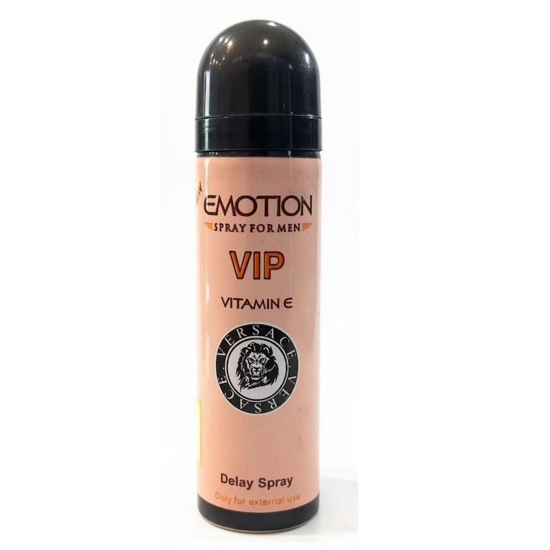اسپری تاخیری ایموشن VIP (Emotion VIP Delay Spray) | افزایش زمان رابطه و تقویت قوای جنسی با ویتامین E (۶۵ میلی‌لیتر)