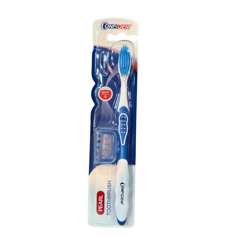 مسواک کانفیدنت مدل سی‌تی-پرل (Confident CT-Pearl Toothbrush) | پاکسازی عمیق با برس نرم و فناوری CT-Bristles