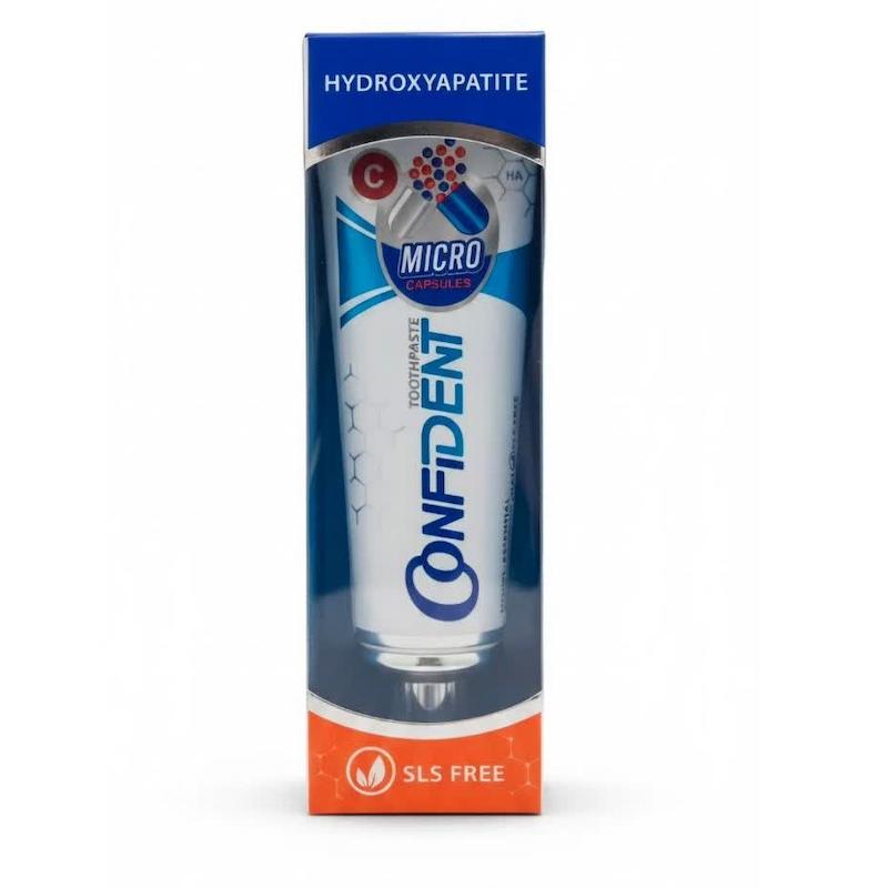 خمیر دندان اسنشیال کانفیدنت (Confident Essential Toothpaste) | مراقبت روزانه، تقویت مینا و سلامت لثه‌ها (۱۰۰ گرم)