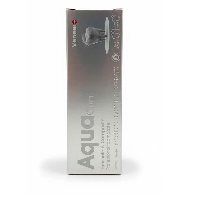 خمیر دندان ونیر آکواگام (Aqua Gum Veneer Toothpaste) | مراقبت تخصصی از دندان‌های لمینت و کامپوزیت (۱۰۰ گرم)