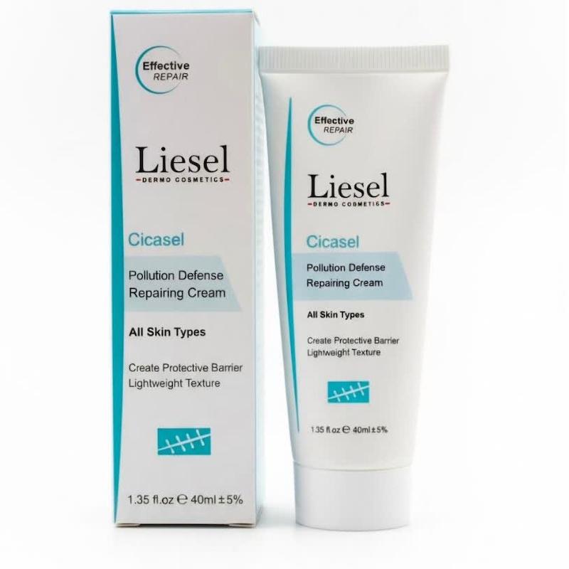 کرم ترمیم‌کننده و محافظ سیکاسل لایسل (Liesel Cicacel Pollution Defense Repairing Cream) | بازسازی سد دفاعی و محافظت در برابر آلودگی (۴۰ میلی‌لیتر)