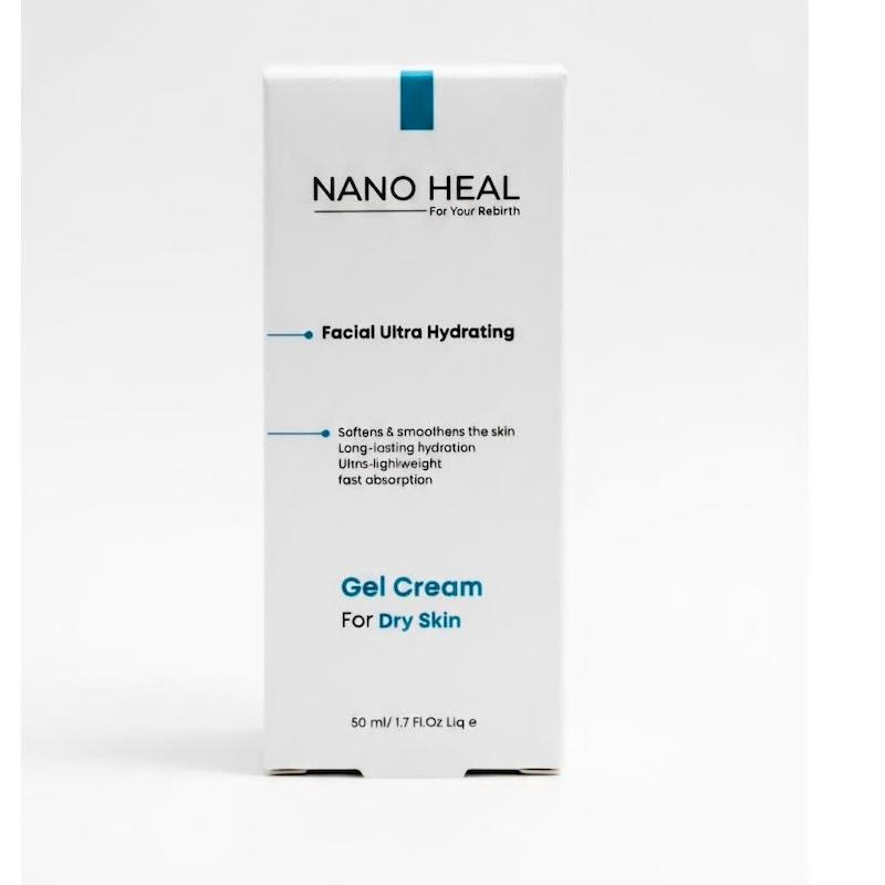 ژل کرم آبرسان نانو هیل (NanoHeal Facial Ultra Hydrating Gel Cream) | آبرسانی عمیق، کاهش چین‌وچروک و رفع خشکی پوست (۵۰ میلی‌لیتر)