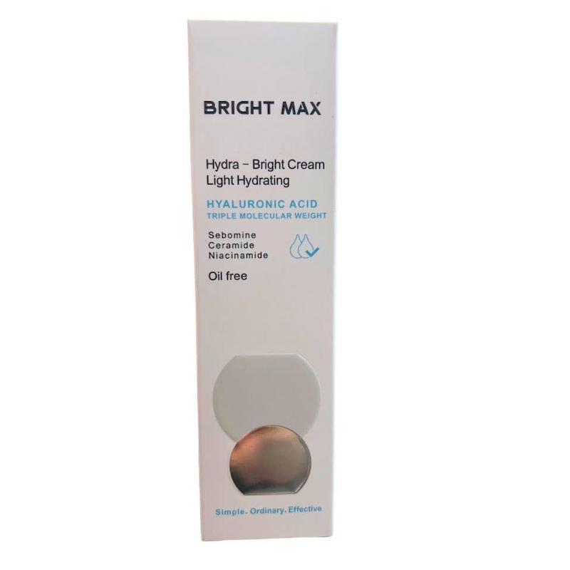 کرم آبرسان برایت مکس (Bright Max Hydra-Bright Cream Light Hydrating) | آبرسانی، کنترل چربی و روشن‌کنندگی برای پوست‌های چرب و مختلط (۵۰ میلی‌لیتر)
