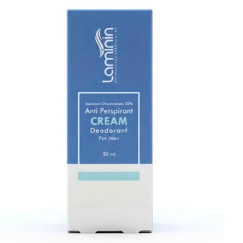 کرم ضد تعریق و دئودورانت لامینین مخصوص آقایان (Laminin Anti-Perspirant Cream Deodorant for Men) | کنترل قوی تعریق و بوی بدن (۵۰ میلی‌لیتر)