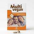 قرص مولتی وگان (Multi Vegan) هولیستیکا | مولتی‌ویتامین و مینرال ۱۰۰٪ طبیعی وگان با فناوری هوشمند روز و شب (۴۰ عددی)