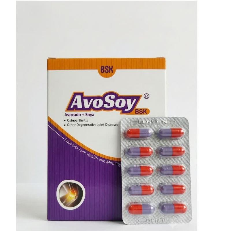 کپسول آووسوی (AvoSoy) BSK | درمان تخصصی آرتروز با عصاره آووکادو و سویا (نسبت طلایی ۱:۲) برای ترمیم غضروف و کاهش درد (۳۰ عددی)