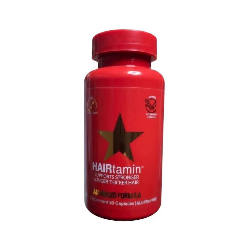 کپسول هیرتامین (HAIRtamin) آلوفارما | مکمل پیشرفته رشد مو با ۶۰۰۰ میکروگرم بیوتین و ترکیب انحصاری ۱۰ گیاه و آنتی‌اکسیدان (۳۰ عددی)