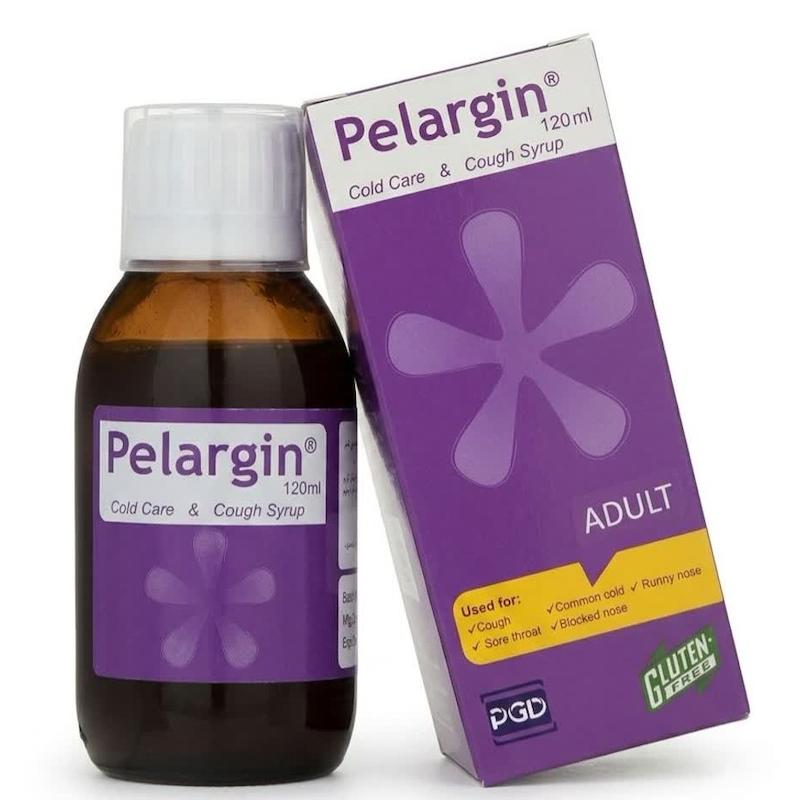 شربت پلارژین (Pelargin) پارس گیتا دارو | عصاره انحصاری ریشه پلارگونیوم با اثربخشی بالینی برای درمان سرماخوردگی و سرفه (۱۲۰ میلی‌لیتر)