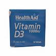 قرص ویتامین D3 ۱۰۰۰ (Vitamin D3 1000IU) هلث اید | مکمل استاندارد ویتامین آفتاب برای سلامت استخوان‌ها و سیستم ایمنی (۳۰ عددی)